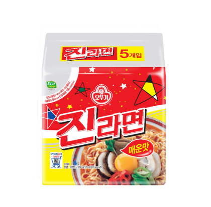 오뚜기 진라면 매운맛, 5개