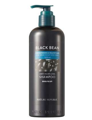 네이처리퍼블릭 블랙빈 탈모 증상 완화 샴푸, 520ml, 1개