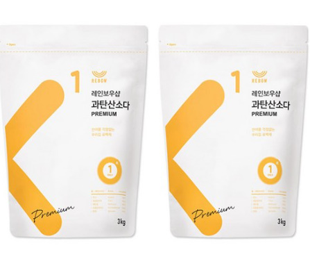 레인보우샵 과탄산소다 프리미엄, 3kg, 2개