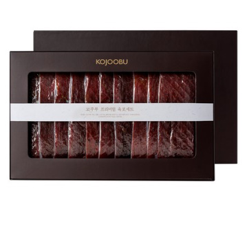 코주부 프리미엄 육포 + 쇼핑백 선물세트, 600g, 1세트